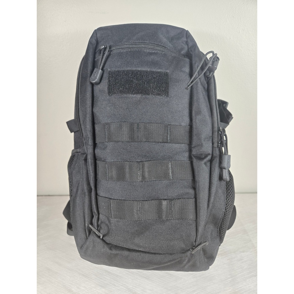 D-5 Column Tactical‎ Backpack Black MOLLE Webbing Military Utility Daypack 16in